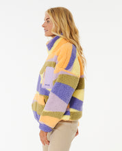 Load image into Gallery viewer, Rip Curl Women&#39;s Sunrise Wavy Polar Full Zip Fleece (Multicolour)
