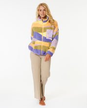 Load image into Gallery viewer, Rip Curl Women&#39;s Sunrise Wavy Polar Full Zip Fleece (Multicolour)

