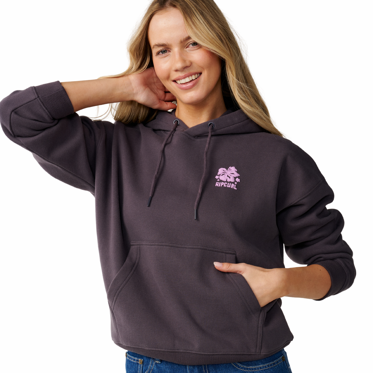 Rip Curl Women's Surf Puff Heritage Hoody (Nine Iron)