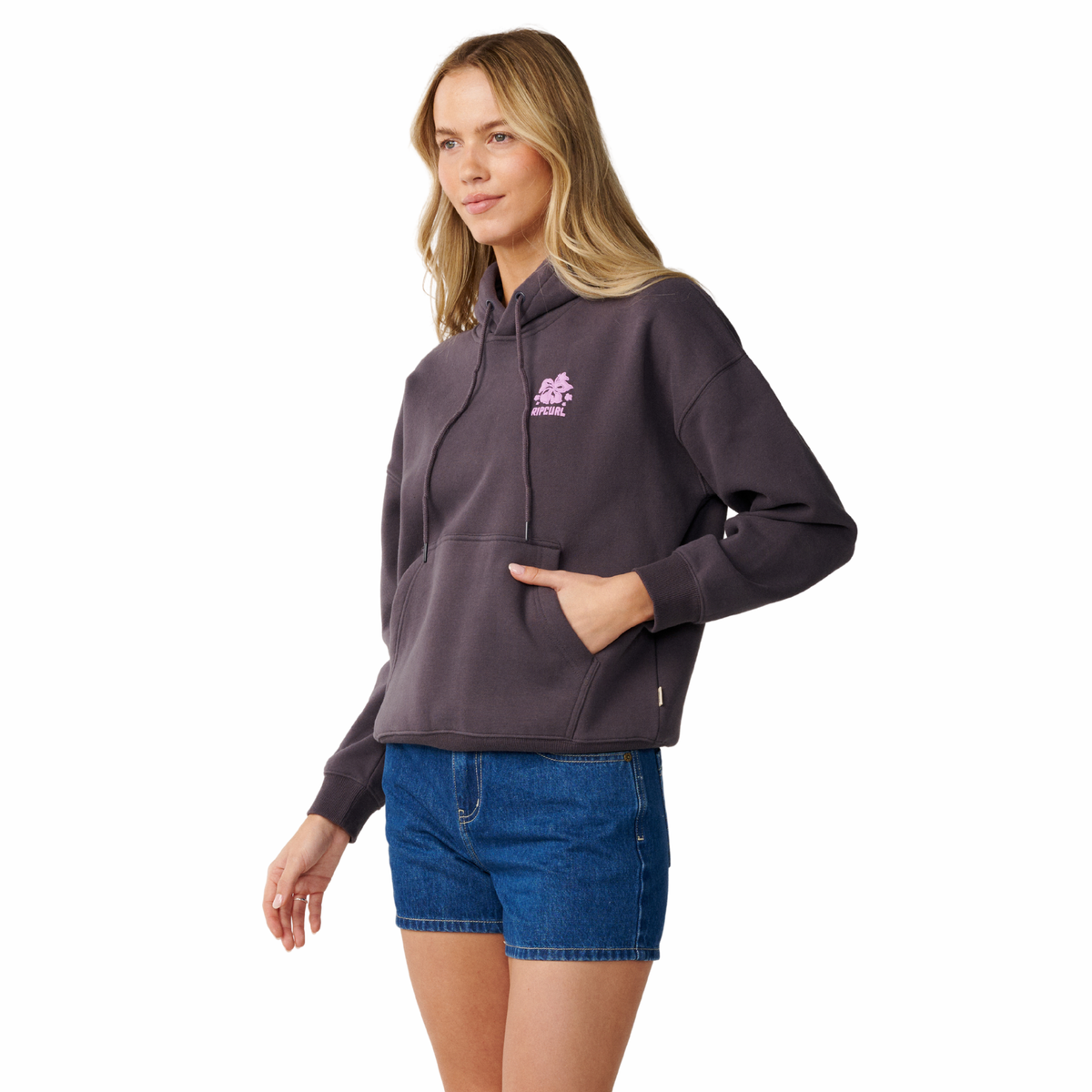 Rip Curl Women's Surf Puff Heritage Hoody (Nine Iron)