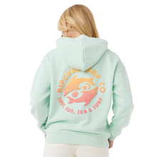 Load image into Gallery viewer, Rip Curl Women&#39;s Surf Puff Heritage Hoody (Light Aqua)
