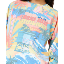 Load image into Gallery viewer, Rip Curl Women's Surf Side Relaxed Crew Neck Sweatshirt (Multi)
