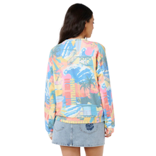 Load image into Gallery viewer, Rip Curl Women's Surf Side Relaxed Crew Neck Sweatshirt (Multi)
