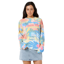 Load image into Gallery viewer, Rip Curl Women's Surf Side Relaxed Crew Neck Sweatshirt (Multi)

