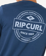 Load image into Gallery viewer, Ripcurl Men&#39;s Staple Tee Washed (Navy)
