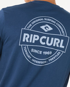 Ripcurl Men's Staple Tee Washed (Navy)