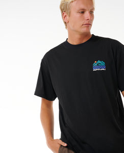 Ripcurl Men's Vaporcool Search Trek Tee (Black)