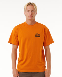 Ripcurl Men's Vaporcool Search Trek Tee (Orange Amber)