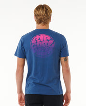 Load image into Gallery viewer, Ripcurl Men&#39;s Wetsuit Icon Tee (Washed Navy)
