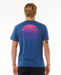 Ripcurl Men's Wetsuit Icon Tee (Washed Navy)