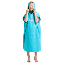 Load image into Gallery viewer, Robie Original - Junior Unisex Hooded Short Sleeve Changing Robe (Hawaiian Blue)
