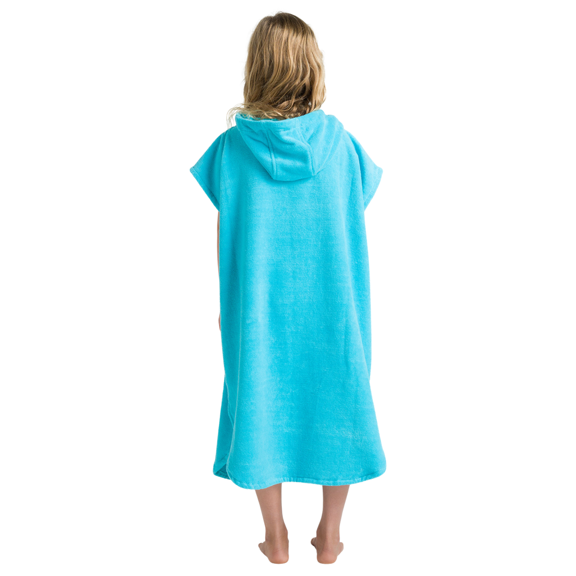 Robie Original - Junior Hooded Short Sleeve Changing Robe (Hawaiian Blue)