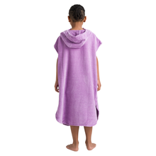Load image into Gallery viewer, Robie Original - Junior Unisex Hooded Short Sleeve Changing Robe (Orchid)
