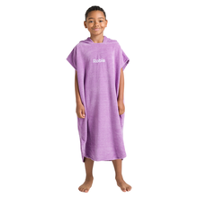 Load image into Gallery viewer, Robie Original - Junior Unisex Hooded Short Sleeve Changing Robe (Orchid)
