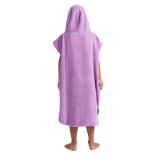 Load image into Gallery viewer, Robie Original - Junior Unisex Hooded Short Sleeve Changing Robe (Orchid)

