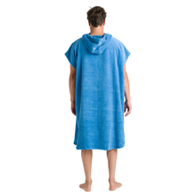 Load image into Gallery viewer, Robie Original - Adult Unisex Hooded Short Sleeve Changing Robe (Cornflower Blue)
