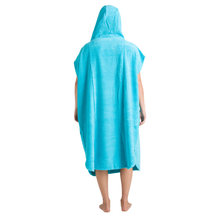 Load image into Gallery viewer, Robie Original - Adult Unisex Hooded Short Sleeve Changing Robe (Hawaiian Blue)
