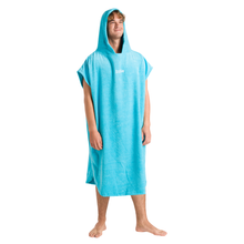 Load image into Gallery viewer, Robie Original - Adult Unisex Hooded Short Sleeve Changing Robe (Hawaiian Blue)
