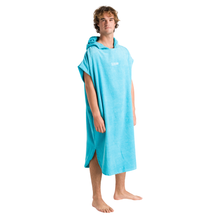 Load image into Gallery viewer, Robie Original - Adult Unisex Hooded Short Sleeve Changing Robe (Hawaiian Blue)
