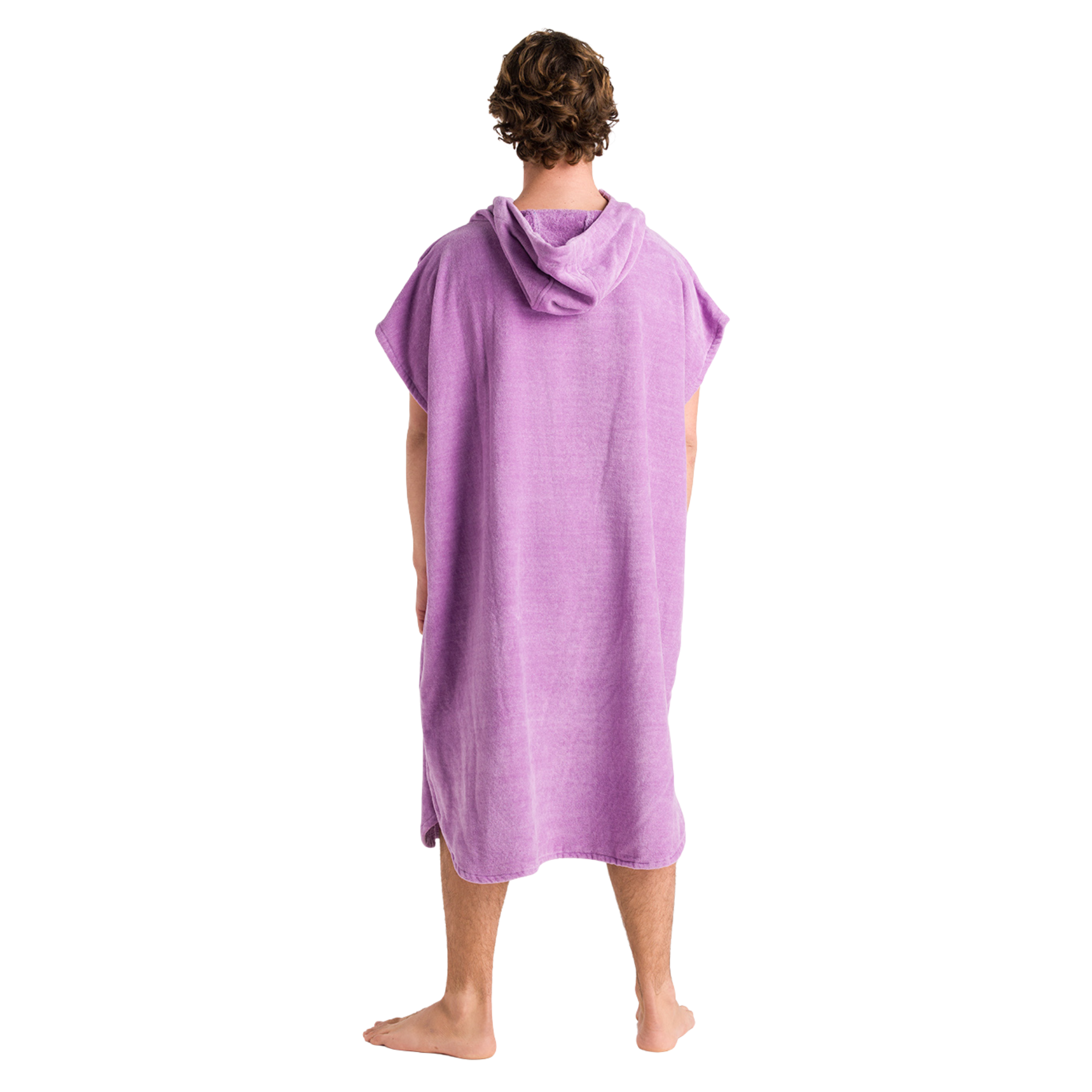 Robie Original - Adult Unisex Hooded Short Sleeve Changing Robe (Orchid)