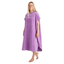 Load image into Gallery viewer, Robie Original - Adult Unisex Hooded Short Sleeve Changing Robe (Orchid)
