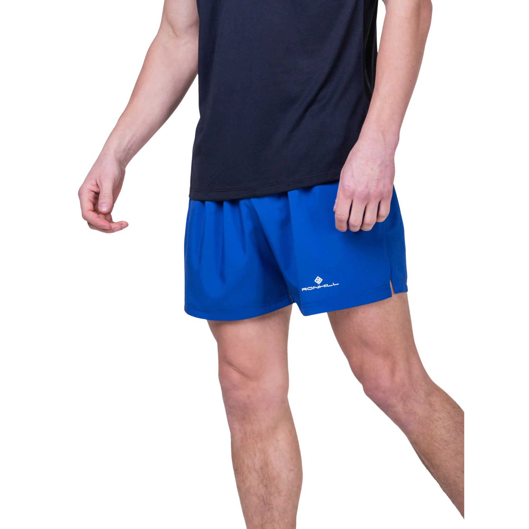 Ronhill Men's Core Running Shorts (Dark Cobalt/Bright White)(5in)