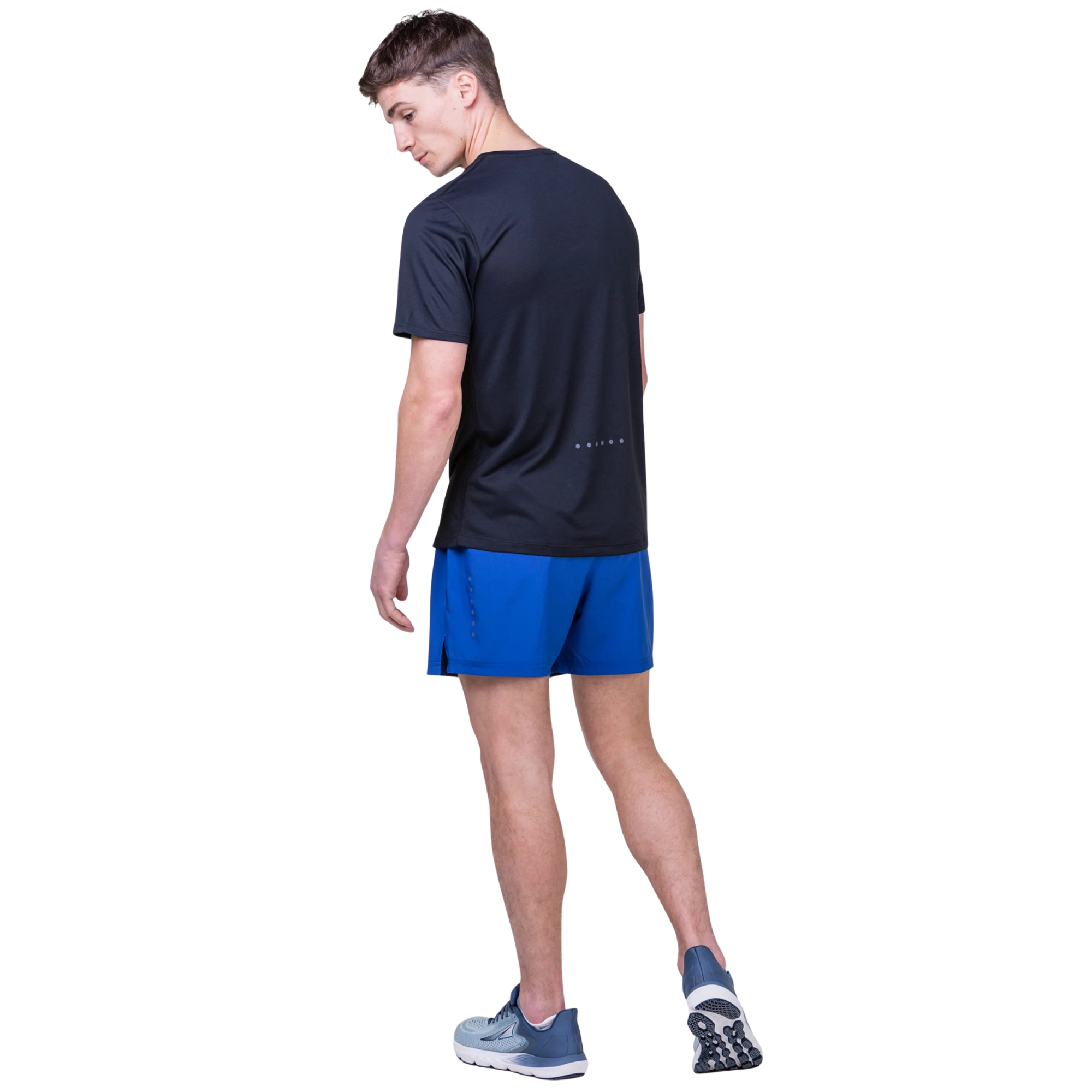 Ronhill Men's Core Running Shorts (Dark Cobalt/Bright White)(5in)