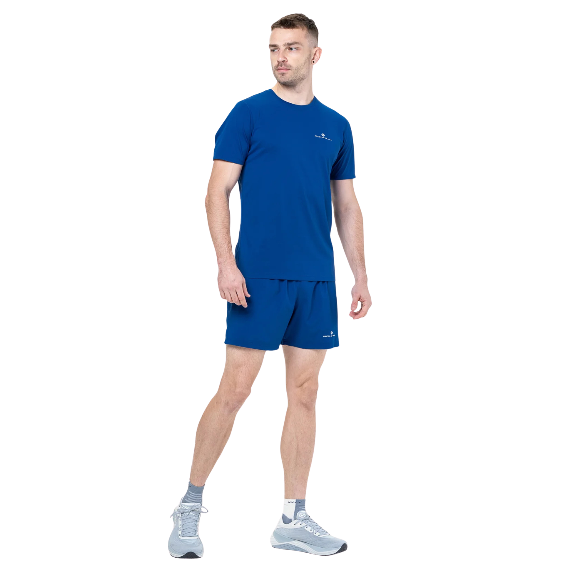 Ronhill Men's Core Short Sleeve Technical Tee (Dark Cobalt/Bright White)