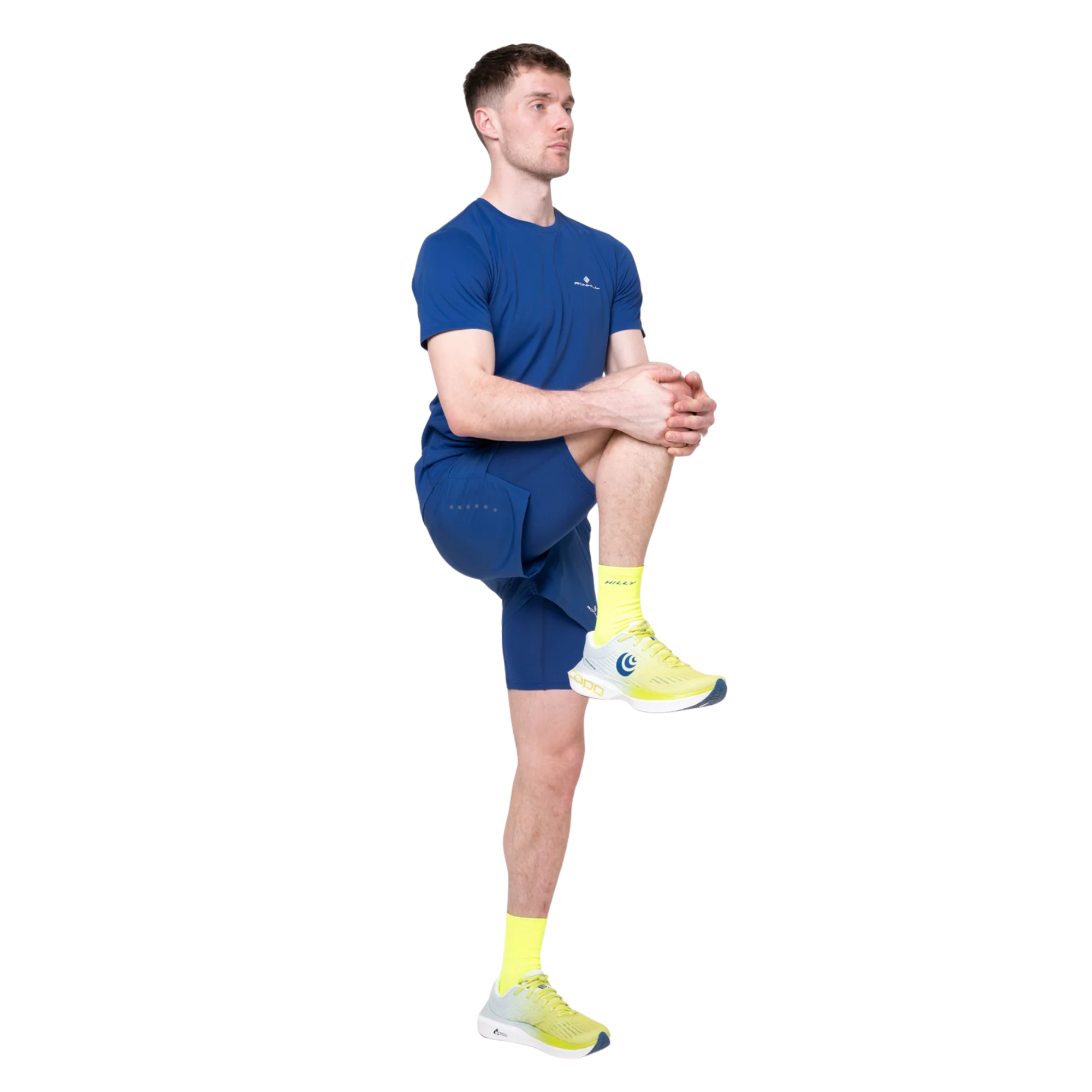 Ronhill Men's Core Short Sleeve Technical Tee (Dark Cobalt/Bright White)