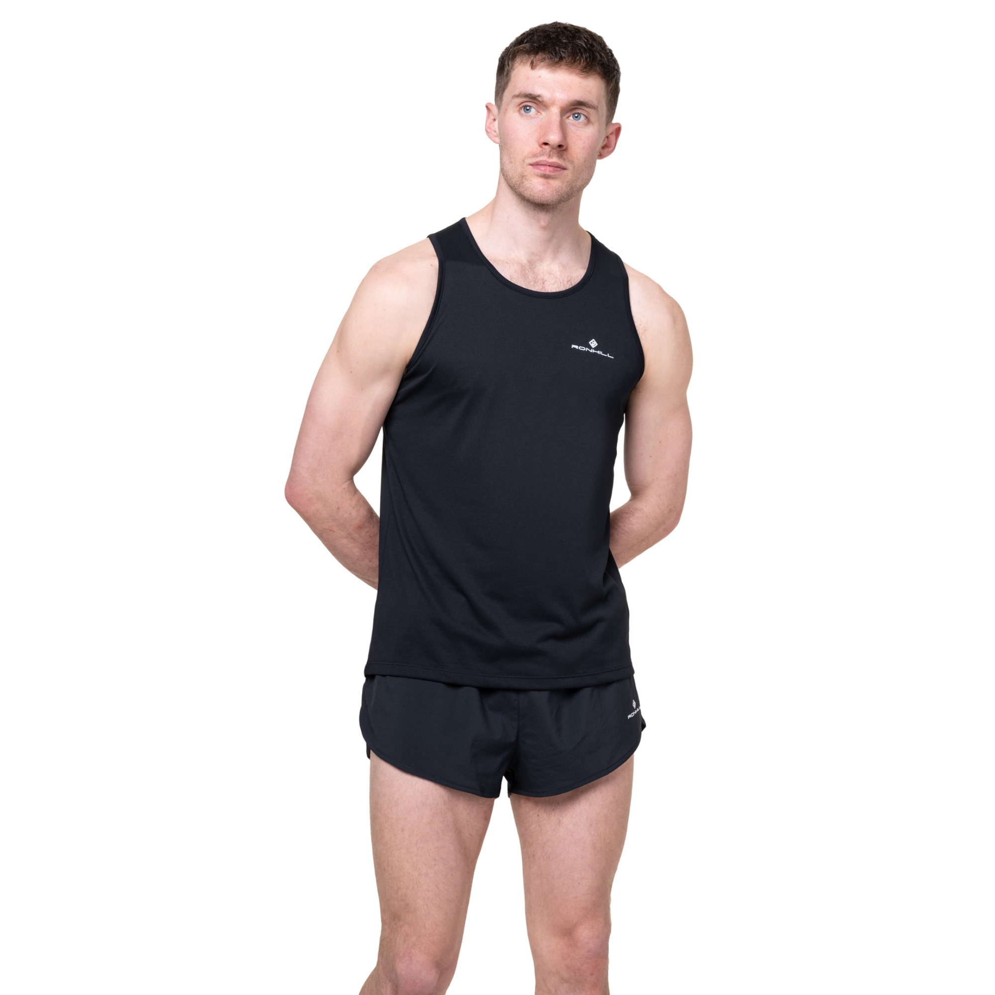 Ronhill Men's Core Technical Vest (Black/Bright White)