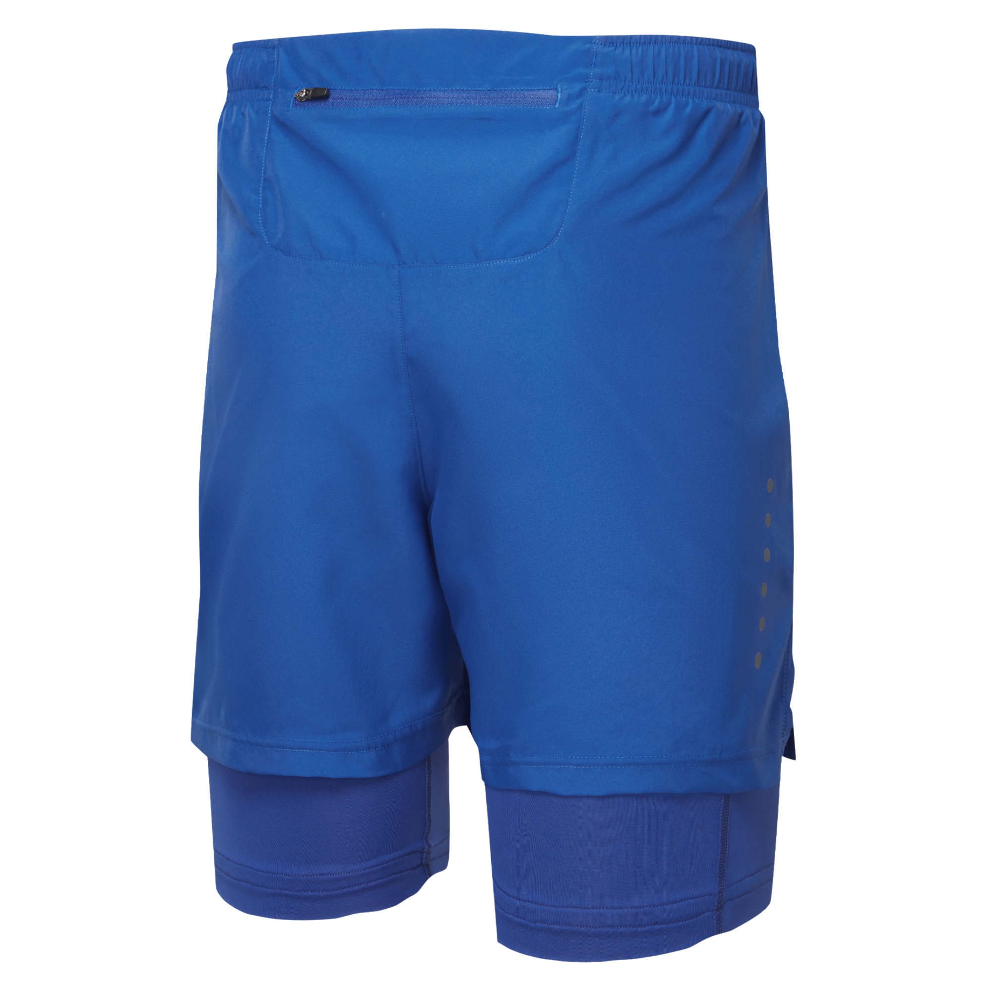 Ronhill Men's Core Twin Shorts (Dark Cobalt/Bright White)(5in)