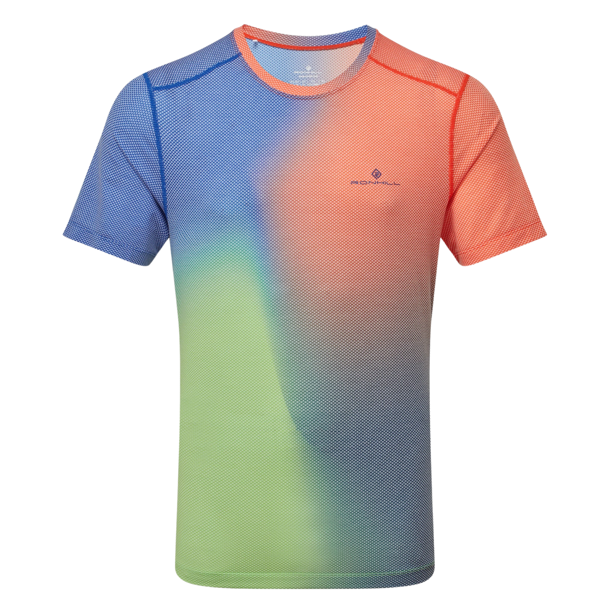 Ronhill Men's Tech Golden Hour Short Sleeve Technical Tee (Dark Cobalt Merge)