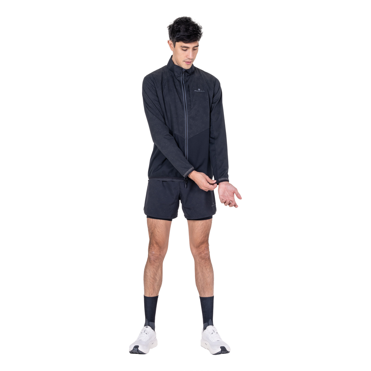 Ronhill Men's Tech Reflect Lux Jacket (Black/Reflect)
