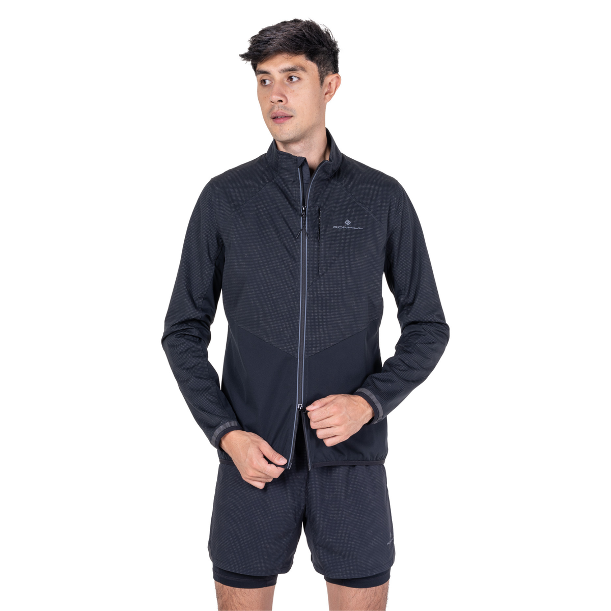 Ronhill Men's Tech Reflect Lux Jacket (Black/Reflect)