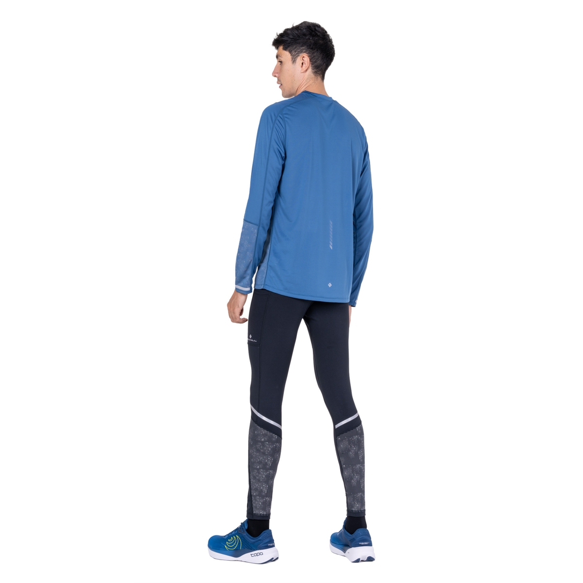 Ronhill Men's Tech Reflect Tights (Black/Reflect)