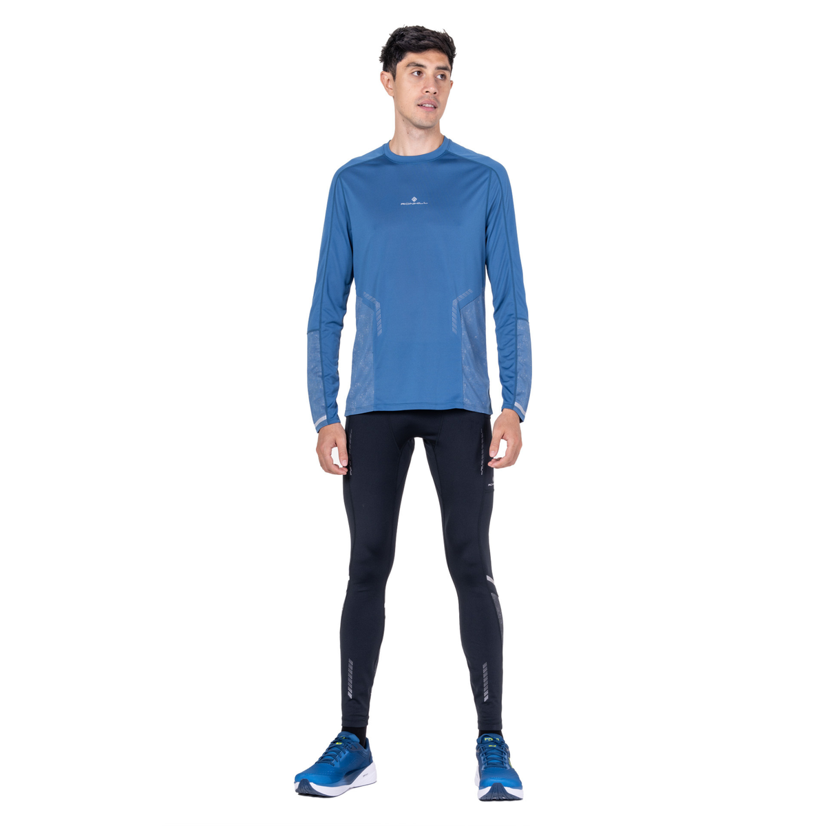Ronhill Men's Tech Reflect Tights (Black/Reflect)