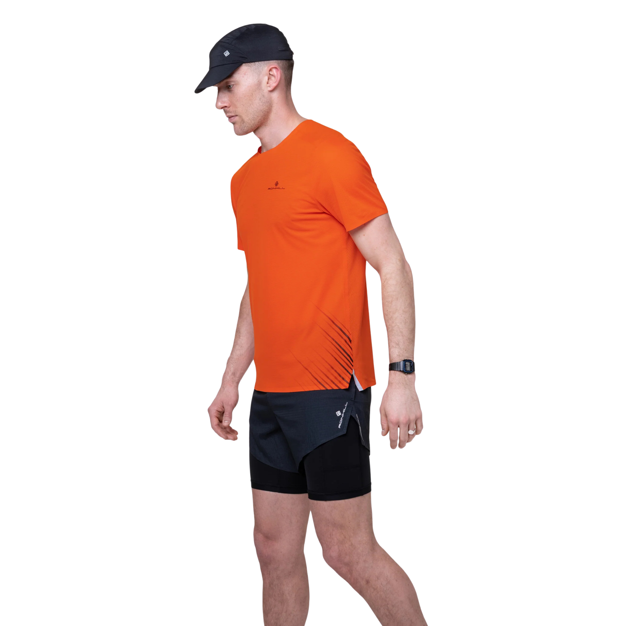 Ronhill Unisex Race Baseball Cap (All Black)