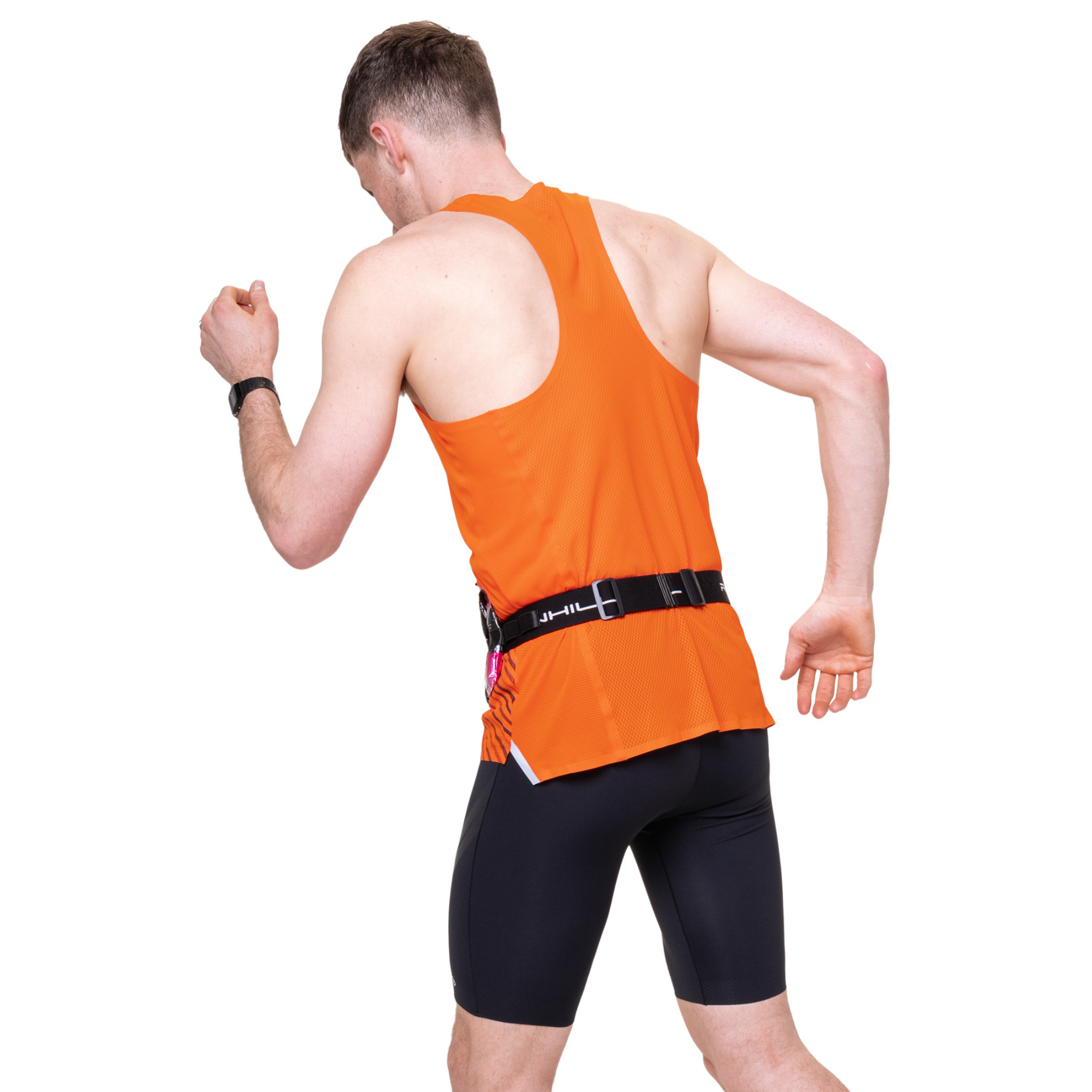 Ronhill Unisex Race Number Belt (All Black)