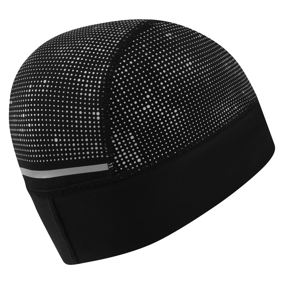 Ronhill Unisex Reflect Beanie Hat (Black/Reflect)