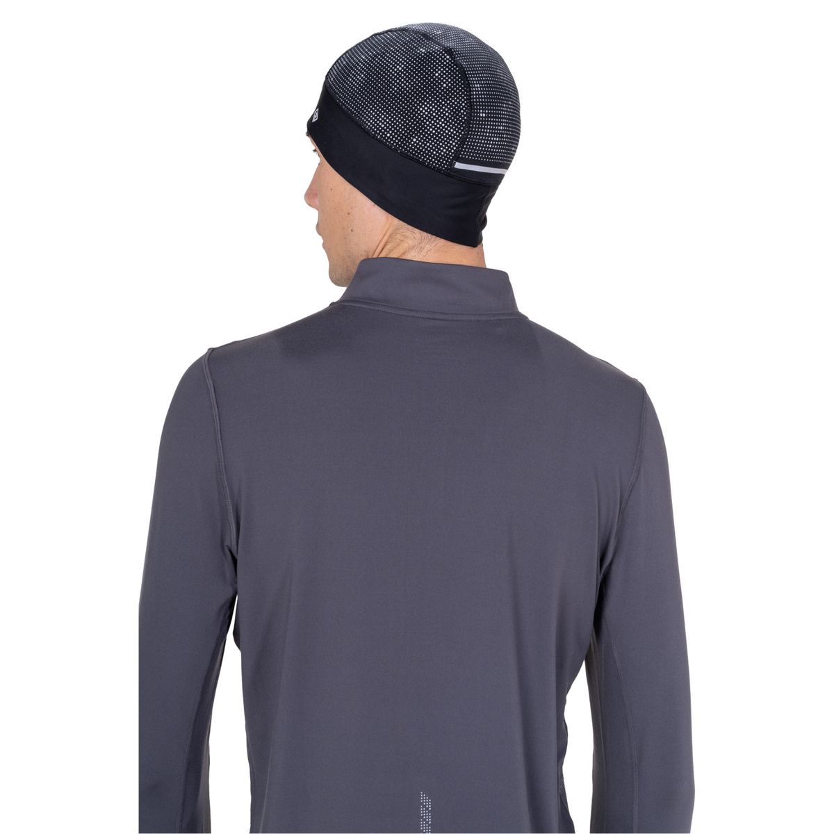 Ronhill Unisex Reflect Beanie Hat (Black/Reflect)