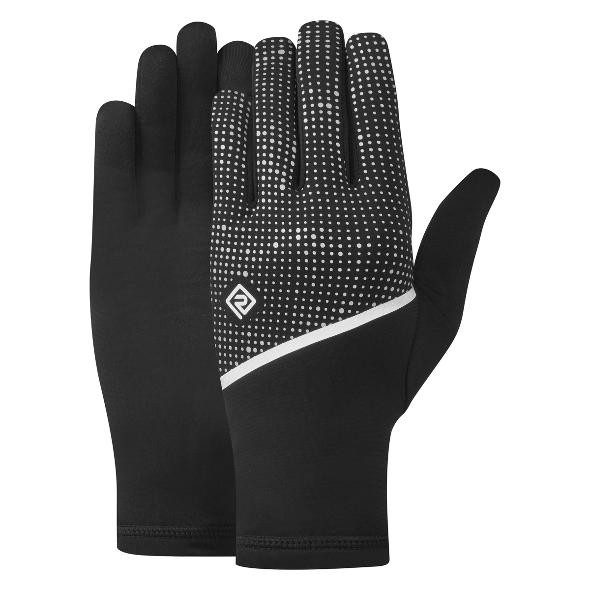 Ronhill Unisex Reflect Gloves (Black/Reflect)