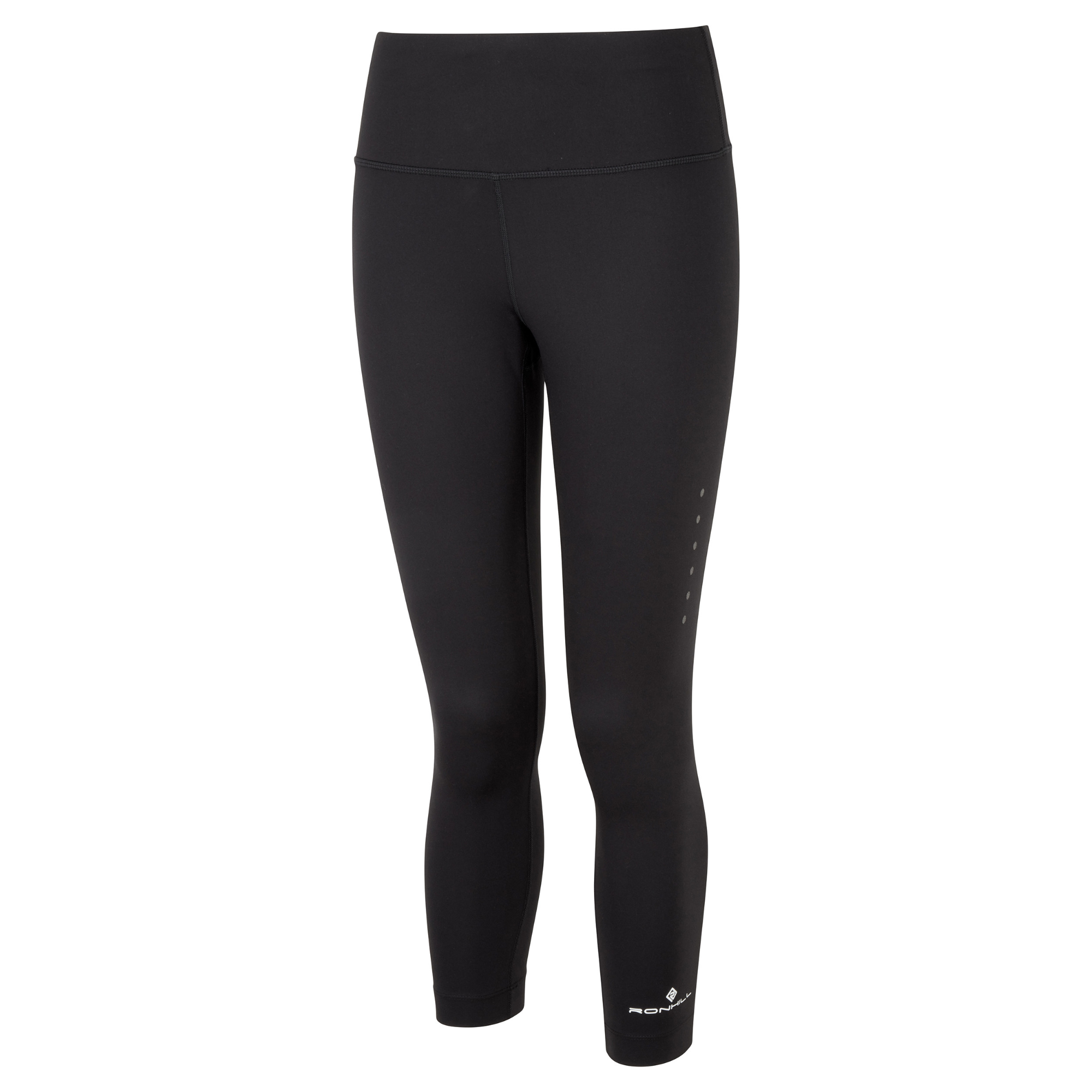 Ronhill Women's Core Crop Tights (Black/Bright White)