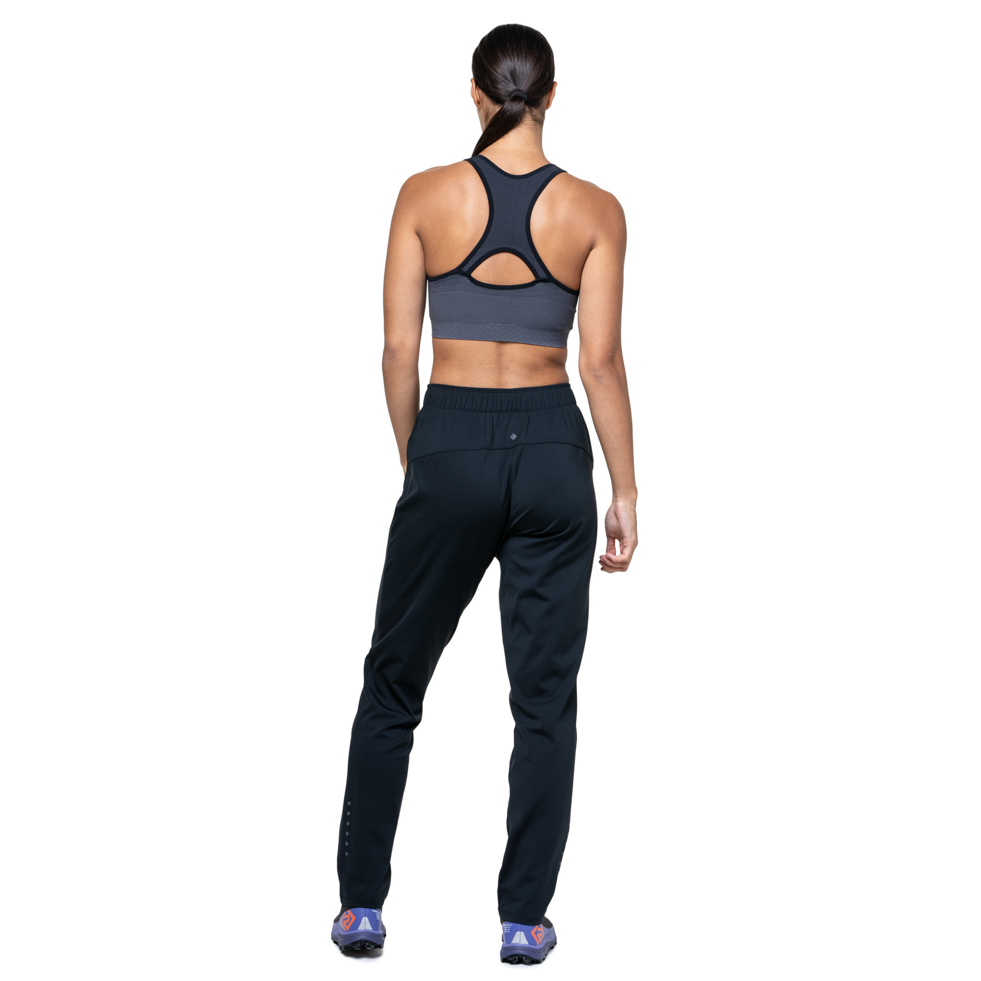 Ronhill Women's Core Slim Fit Trackster Trousers (All Black)