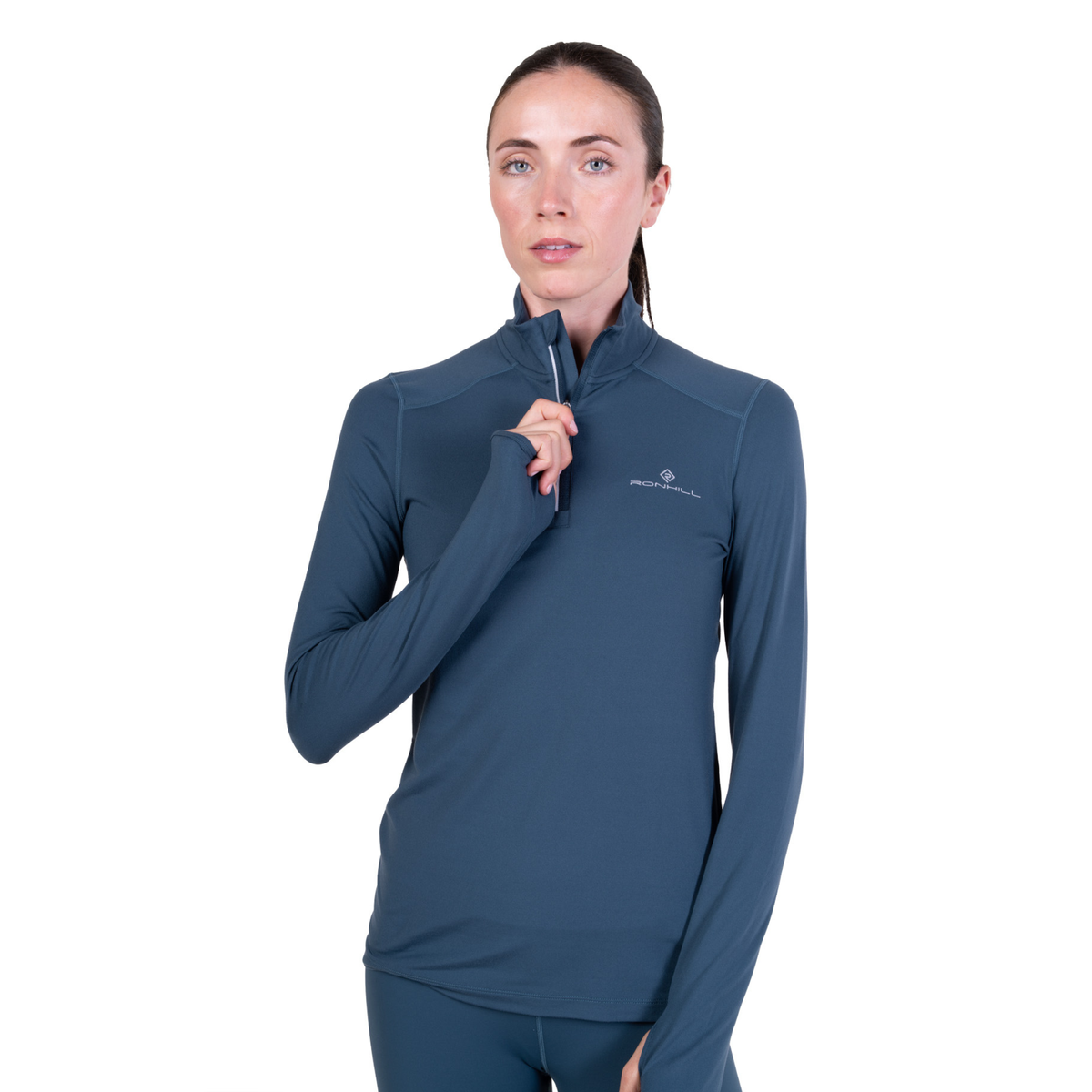 Ronhill Women's Core Thermal Half Zip Base Layer Top (Evening Haze)