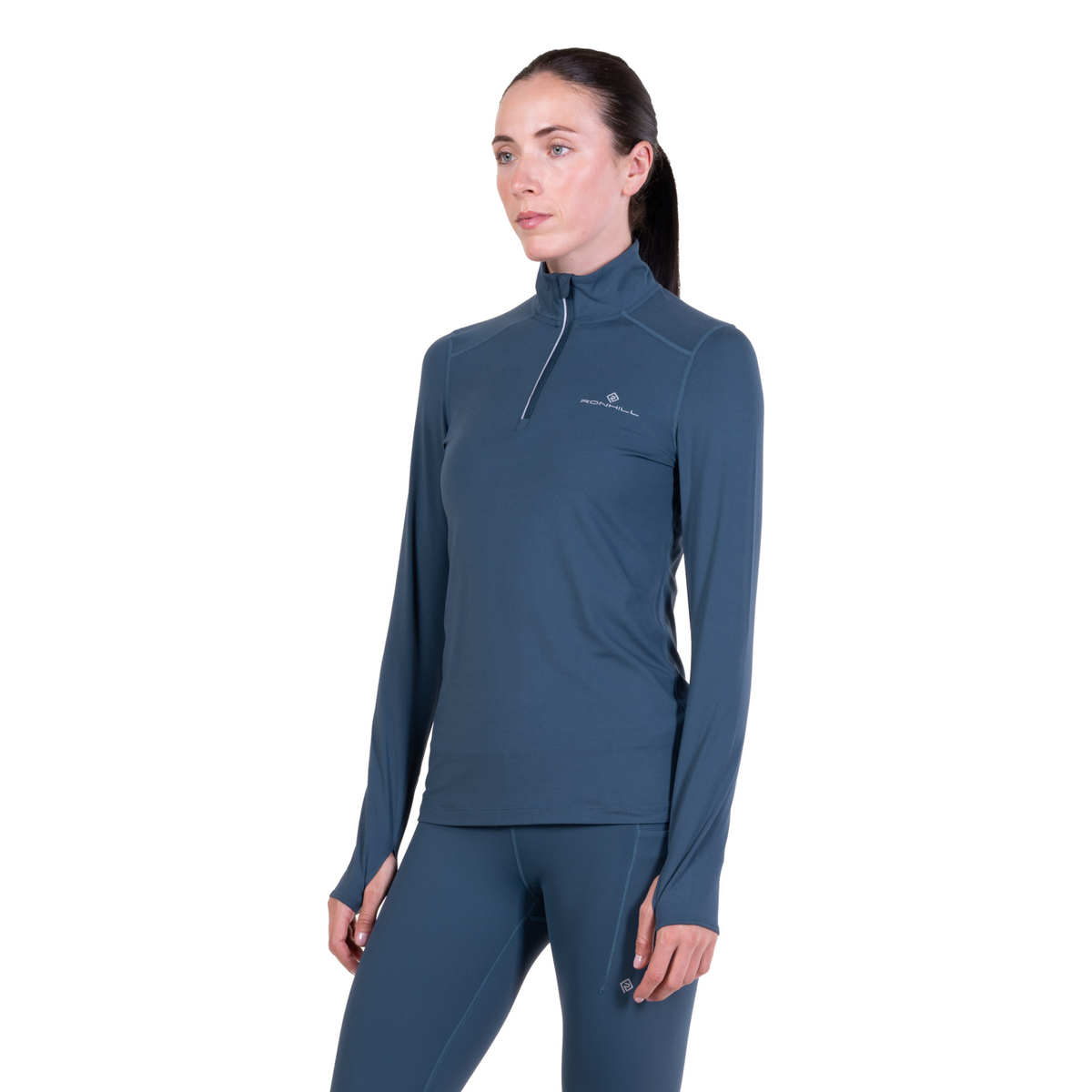 Ronhill Women's Core Thermal Half Zip Base Layer Top (Evening Haze)