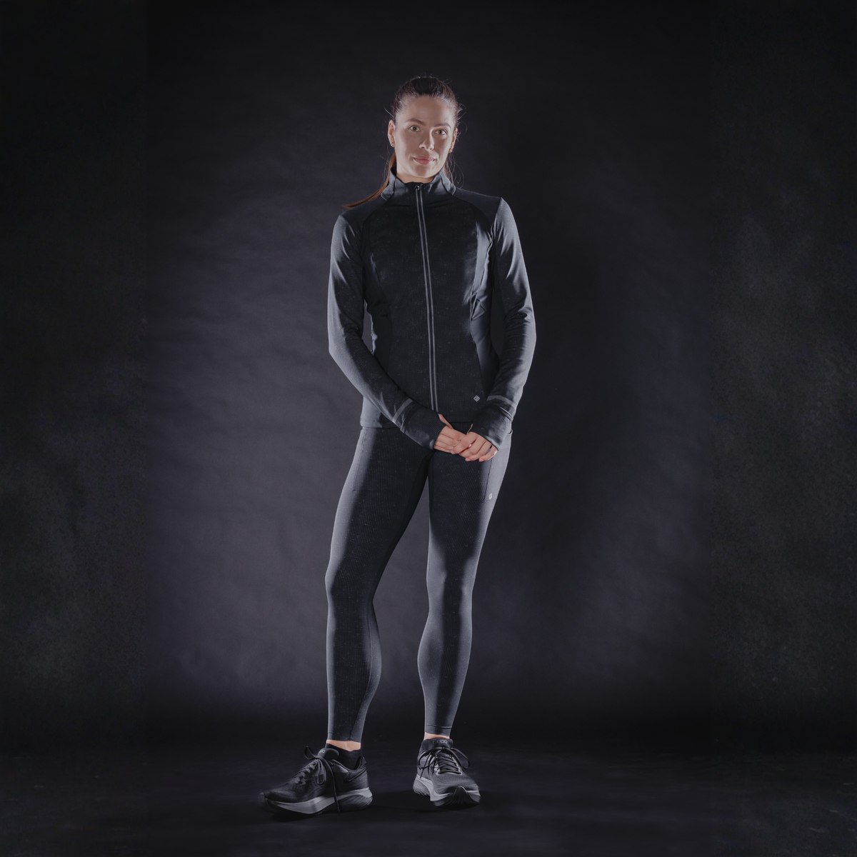 Ronhill Women's Tech Reflect Lux Tights (Black/Reflect)