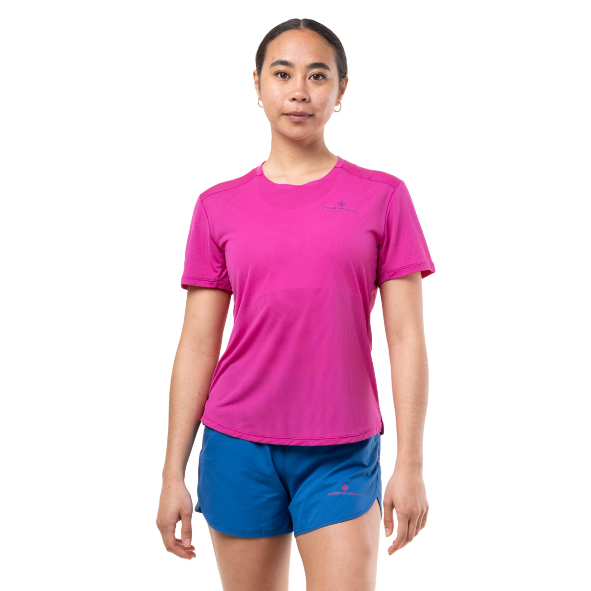 Ronhill Women's Tech Short Sleeve Technical Tee (Exuberance/Classic Blue)