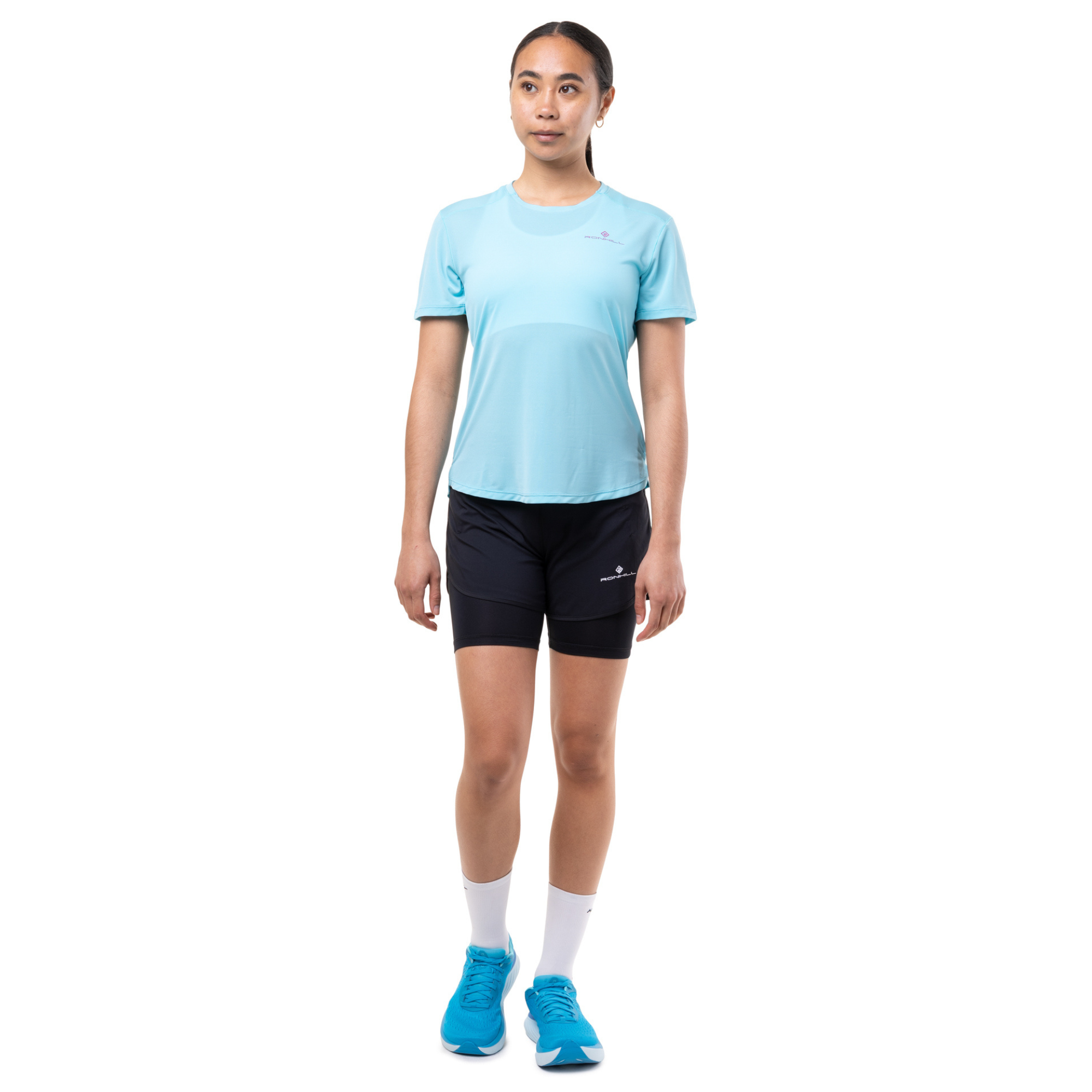 Ronhill Women's Tech Short Sleeve Technical Tee (Larimar/Exuberance)