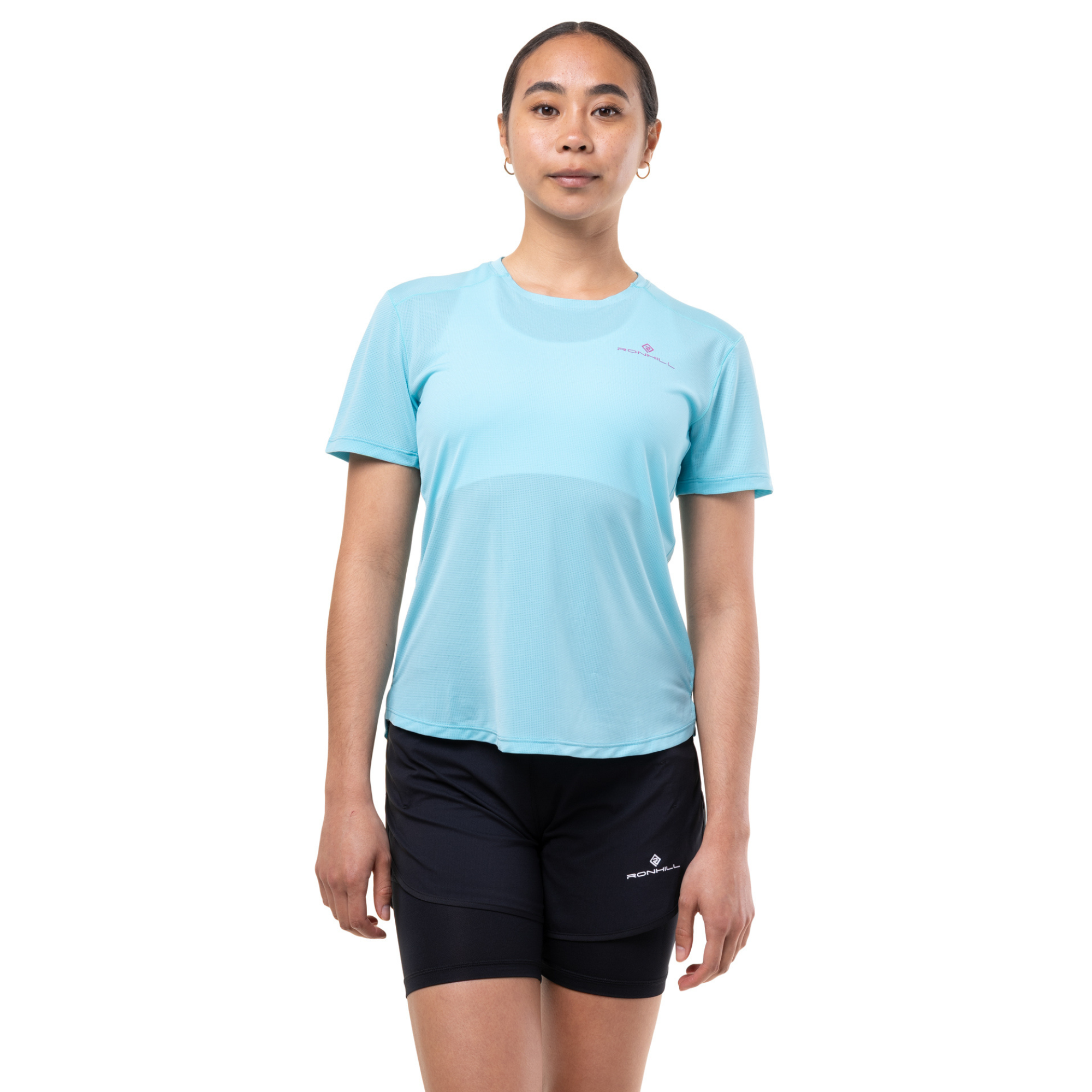 Ronhill Women's Tech Short Sleeve Technical Tee (Larimar/Exuberance)