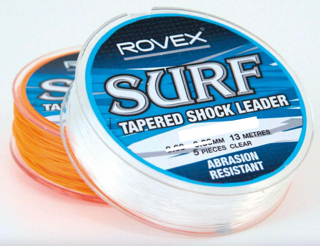Rovex Tapered Shock Leader (Clear)(13m/18lbs-70lbs)